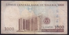 Nijerya 1000 Naira 2016 Çok Temiz