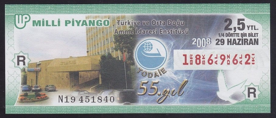 2008 29 HAZİRAN ÇEYREK BİLET