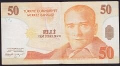 8.Emisyon 50 YTL A81 131683 Çok Temiz