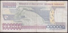 7.Emisyon 3.Tertip 1.000.000 Lira R30 058526 Temiz