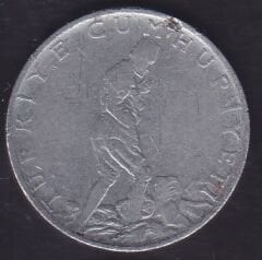 1962 Yılı 2.5 Lira Düz