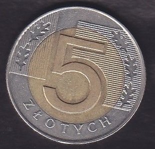 POLONYA 5 ZLOTY 1996