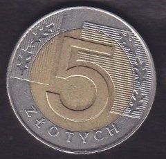 POLONYA 5 ZLOTY 1996