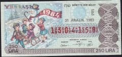 1983 31 Aralık Çeyrek Bilet - E Serisi