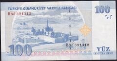 8.Emisyon 100 YTL B85 391312 Çok Çok Temiz+