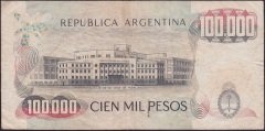 Arjantin 100000 Pesos 1979-1983 Çok Temiz Pick308b