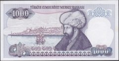 7.Emisyon 2.Tertip 1000 Lira F43 091850 Çilaltı Çil