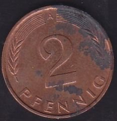 Almanya 2 Pfennig 1995 A