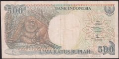 Endonezya 500 Rupiah 1992 / 1996 Çok Temiz+ Pick 128e