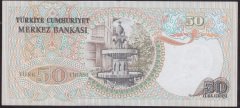 6.EMİSYON 1.TERTİP 50 LİRA C13 081175 ÇÇT +