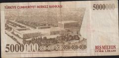 7.Emisyon 5 000 000 Lira G47 495830 Çok Temiz