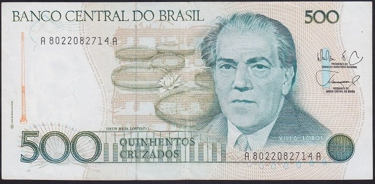 BREZİLYA 500 CRUZADOS ÇÇT +