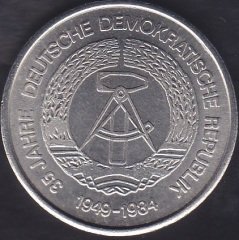 DEMOKRATİK ALMANYA MADALYA 1984