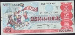 1983 31 Aralık Yarım Bilet - Y Serisi