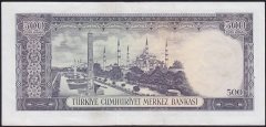 5.Emisyon 4.Tertip 500 Lira T13 032646 Ççt Çilaltı