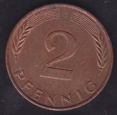 Almanya 2 Pfennig 1995 G