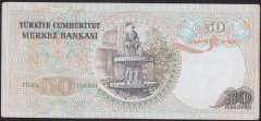 6.EMİSYON 1.TERTİP 50 LİRA B83 219815 ÇÇT +