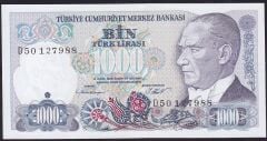 7.Emisyon 1.Tertip 1000 Lira D50 127988 Çil