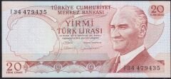 6.Emisyon 4.Tertip 20 Lira I34 479435 Çilaltı