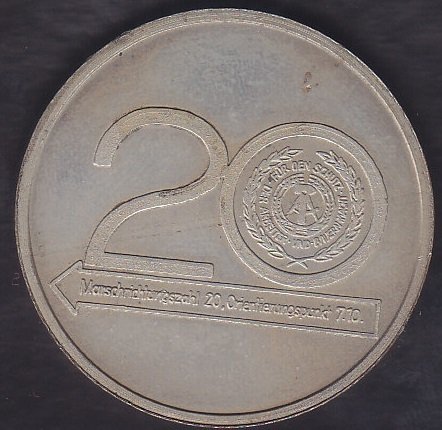 DEMOKRATİK ALMANYA MADALYA 1969