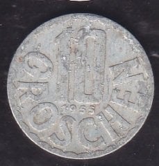 Avusturya 10 Groschen 1955