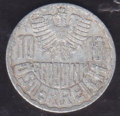 Avusturya 10 Groschen 1955