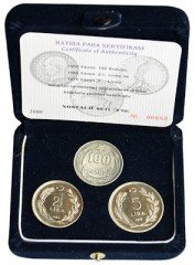 2000 Nostalji Seti 3'lü Sertifikalı - Gümüş