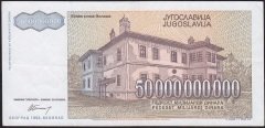 Yugoslavya 50000000000 Dinar 1993 Çok Temiz+ ( AA )