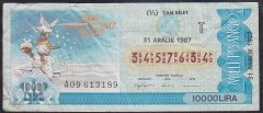 1987 31 ARALIK TAM BİLET T SERİSİ