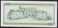 Küba 20 Pesos 1985 Çil Pick fx9
