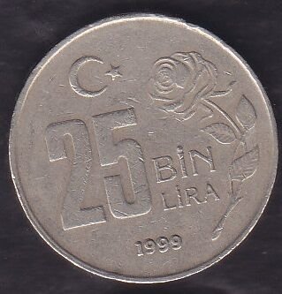 1999 Yılı 25.000 Lira
