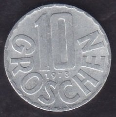 Avusturya 10 Groschen 1973