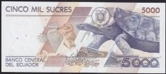 Ekvator 5000 Sucres 1999 Çil Pick 128c