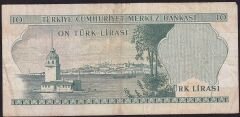 6.Emisyon 1.Tertip 10 Lira A02 049910 Çok Temiz