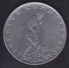 1966 Yılı 2.5 Lira Ters
