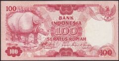Endonezya 100 Rupiah 1977 Çilaltı Pick 116