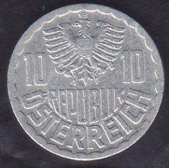 Avusturya 10 Groschen 1983