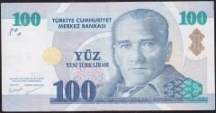 8.Emisyon 100 YTL A26 043261 Çok Çok Temiz+