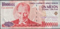 7.Emisyon 10 000 000 Lira F18 908858 Haliyle