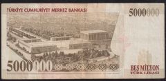 7.Emisyon 5 000 000 Lira G42 152214 Çok Temiz