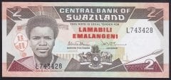 Swaziland 2 Emalangeni 1987 ÇİL Pick 13