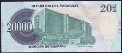 Paraguay 20000 Guaranies 2017 Çil Pick 238c