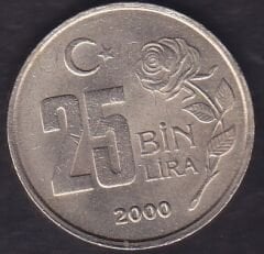 2000 Yılı 25.000 Lira