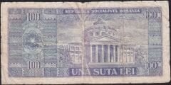 Romanya 100 Lei 1966 Temiz