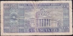 Romanya 100 Lei 1966 Temiz