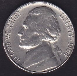 Amerika 5 Cent 1964