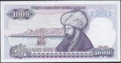 7.Emisyon 1.Tertip 1000 Lira E61 900534 Çil