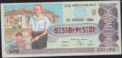 1984 23 Nisan Çeyrek Bilet - N Serisi