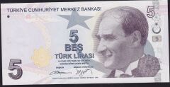 9.Emisyon 2.Tertip 5 Lira B027 592411 Çilaltı Çil ( Baskı İzleri var )