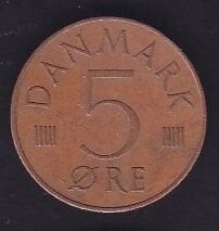 Danimarka 5 Öre 1976